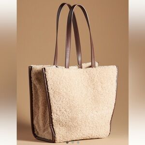 Anthropologie Cream Tote